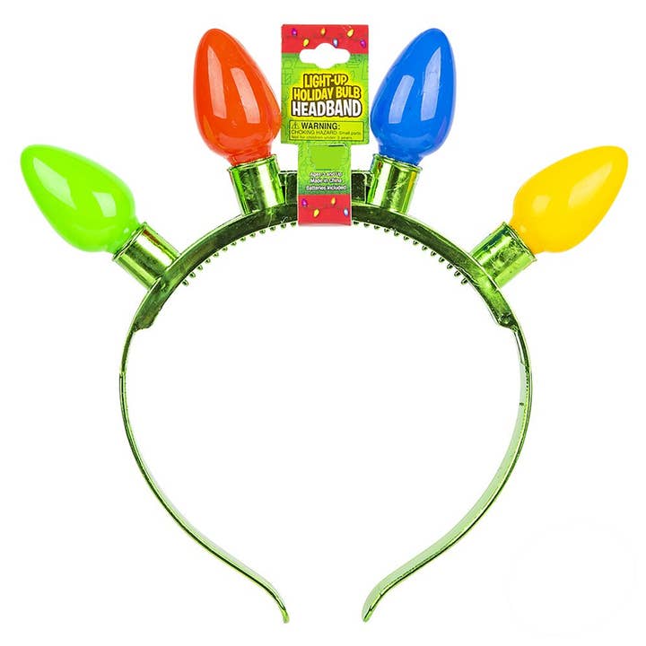 JSBlueRidge Toys - Wholesale Fashion Headband - Kids - Holiday Light Bulb Stuffers Kid Headband