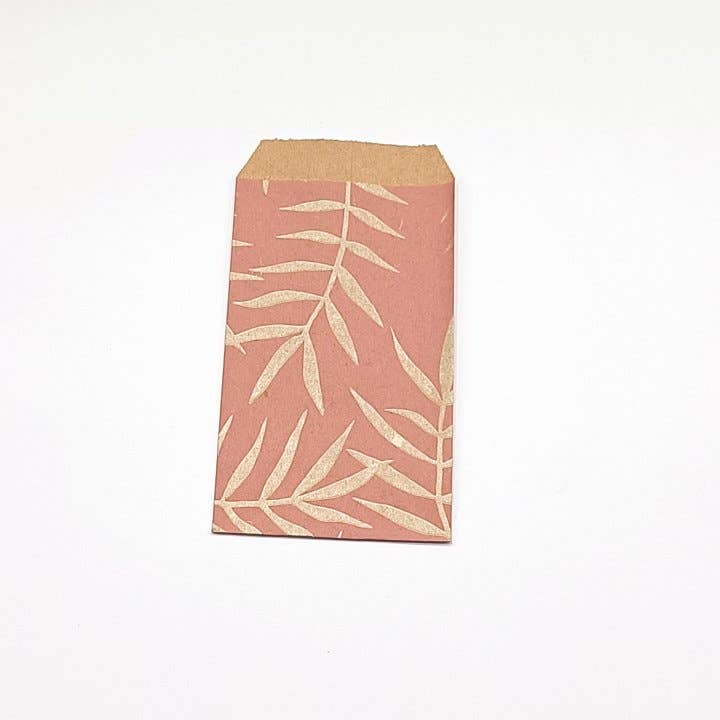 CHIC&PAPER - Wholesale Envelopes - REMINI Envelopes 9x17cm 100 LEAF Vintage Pink/Gold0