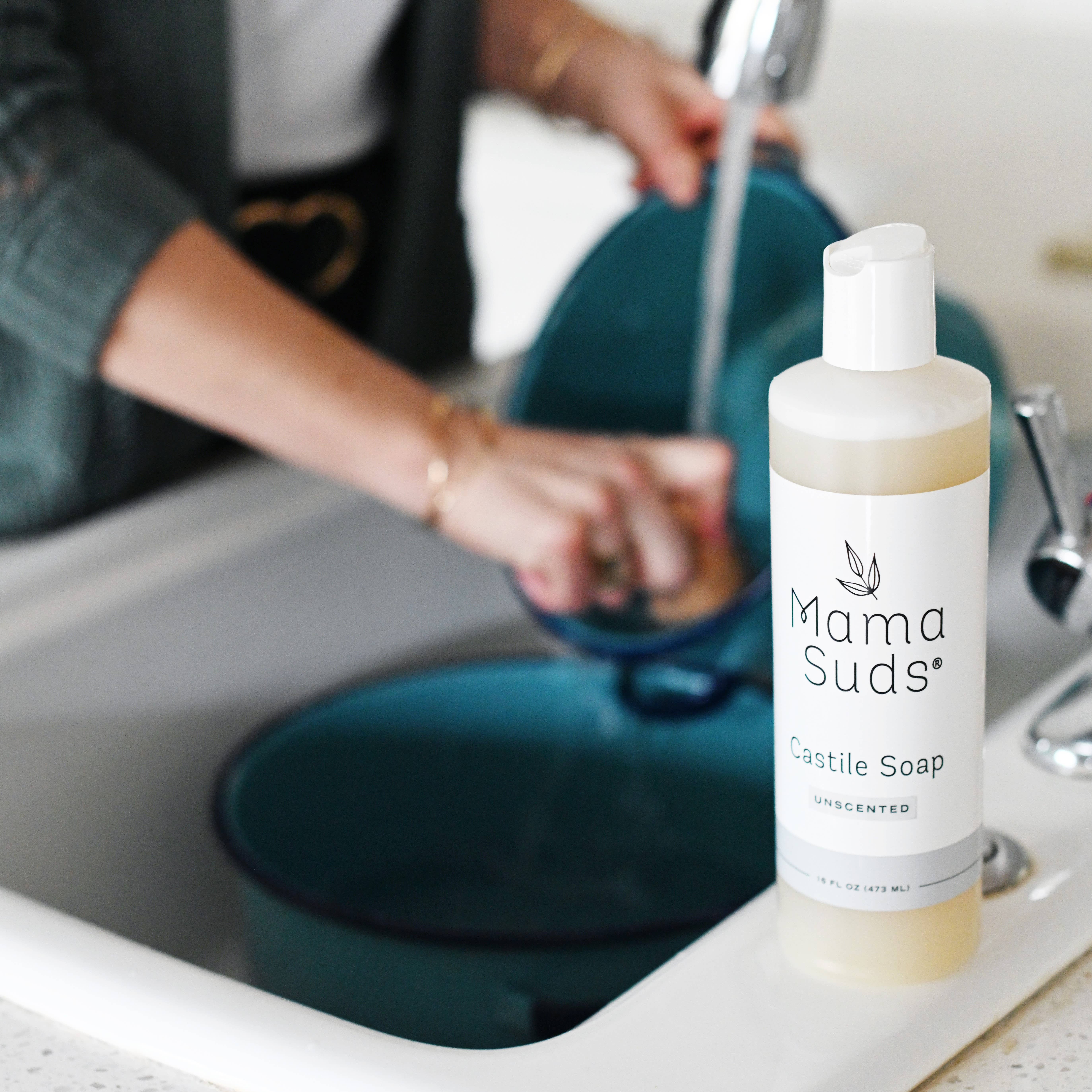 MamaSuds | Non-toxic Household Cleaners + Real Soap - Wholesale Body Wash/Shower Gel - Castile Soap 16 oz2