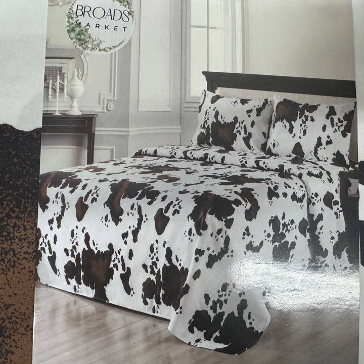 Broads Market - Wholesale Sheet set - Cow Print Sheets0
