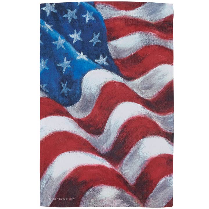 Primitives by Kathy - Wholesale Flag - American Flag Garden Flag1
