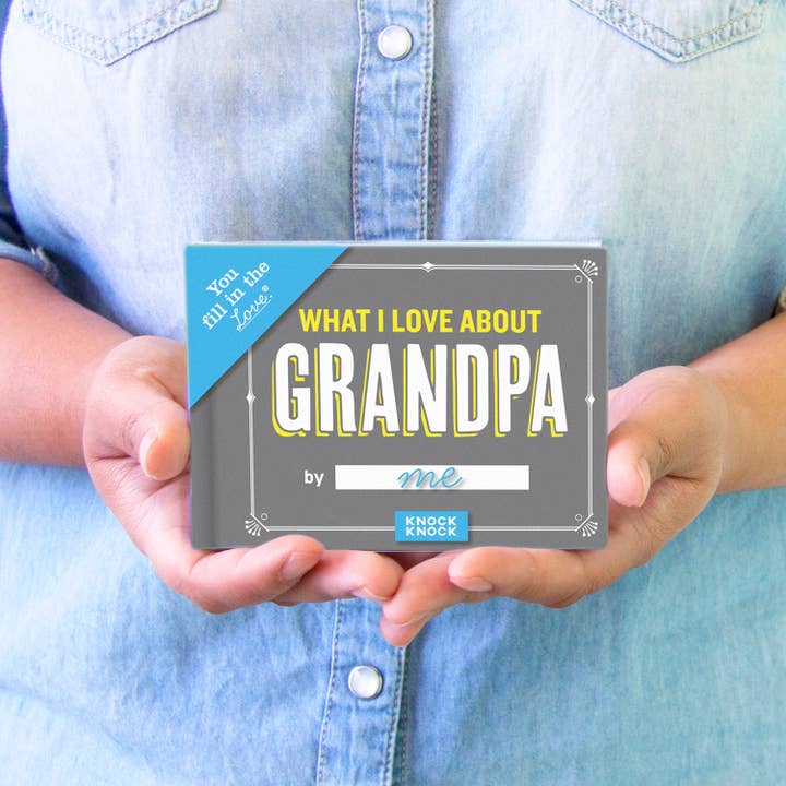Knock Knock - Wholesale Book - Adult - What I Love about Grandpa Fill in the Love® Book