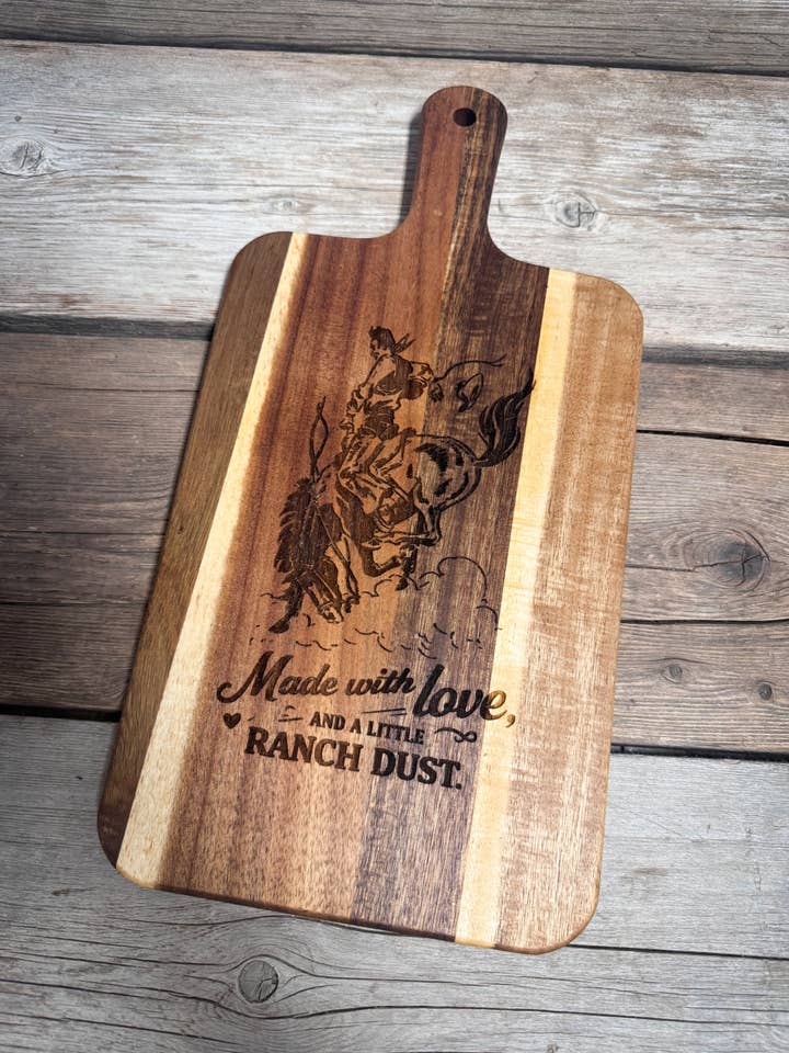 Small Cutting Board - Ranch Dust for wholesale by Diamond Horseshoe Trading Co