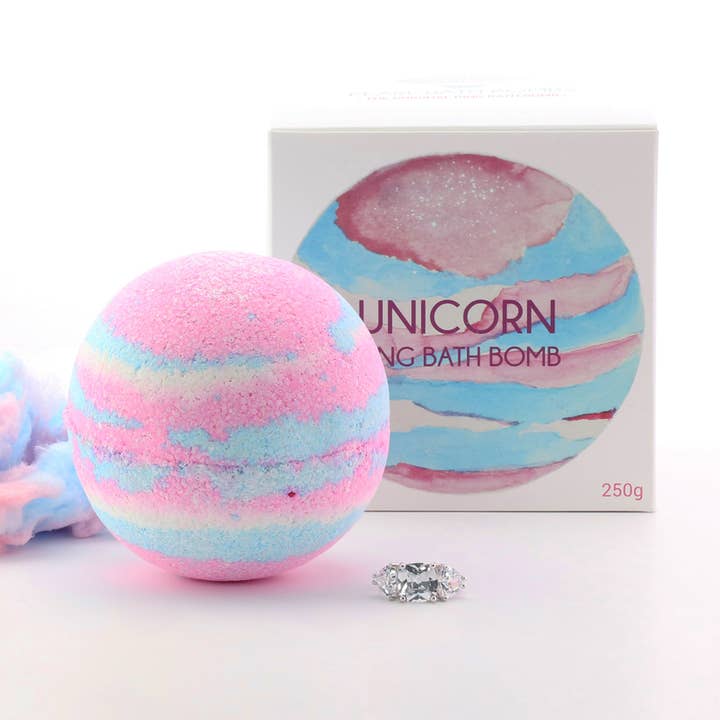 Unicorn Ring Bath Bomb for wholesale by Pearl Bath Bombs