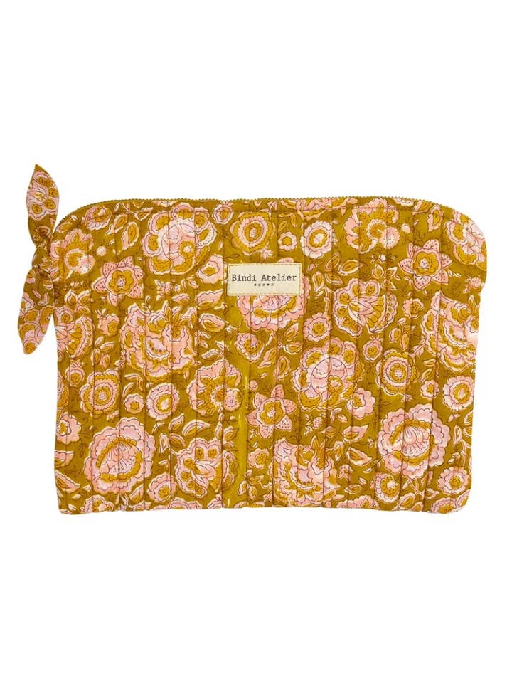 Platt bomullspåse - Garda Khaki för wholesale av Bindi Atelier