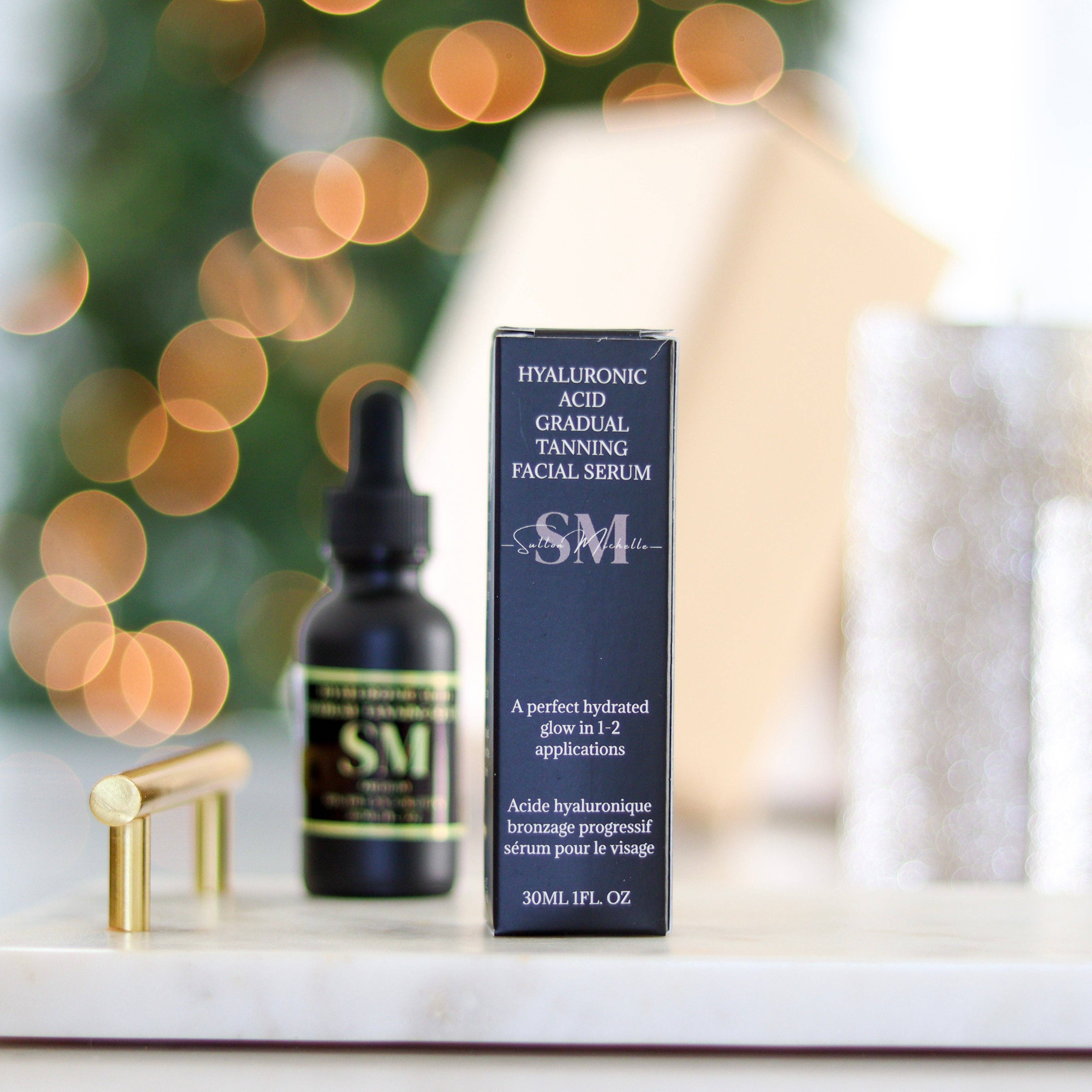 Sutton Michelle Designs - Wholesale Facial Serum/Concentrate - Hyaluronic acid gradual tanning face serum3