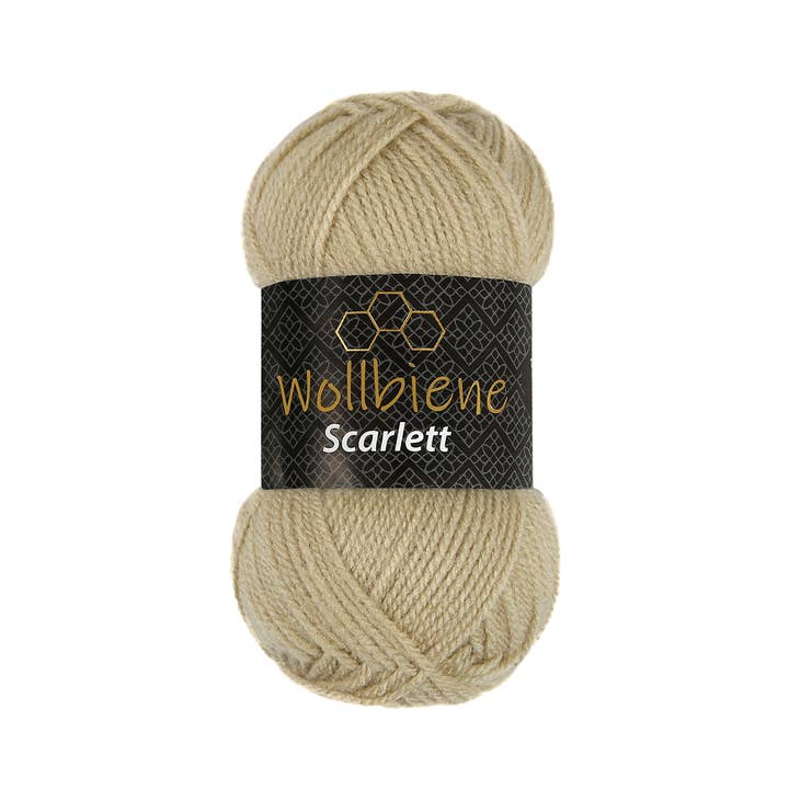 Wollbiene - Wholesale Yarn - Wool Bee Scarlett Knitting Wool Crochet Knit Plain Color