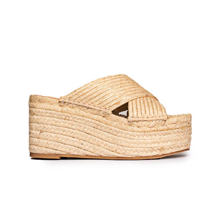 Portitxol Natural wedge sandals for wholesale by Ibiza's Heritage