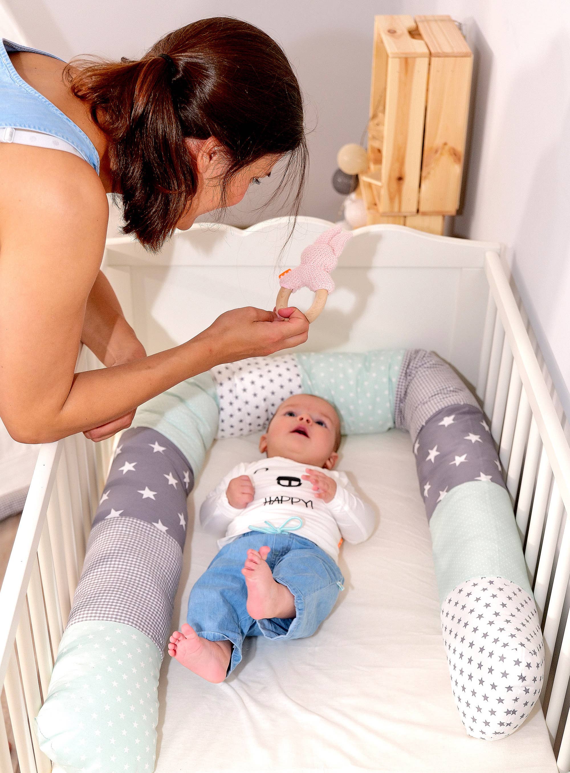 ULLENBOOM - Wholesale Pillow/Cushion - Kids & Baby - 79" Blue Lightblue  Grey Snake Pillow2