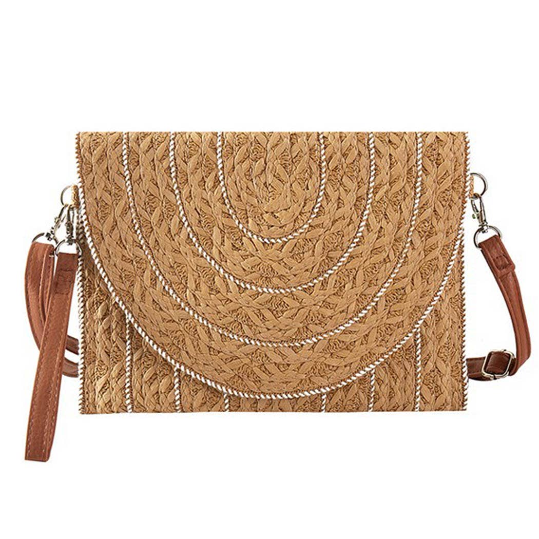 3AM BY H&D ACCESSORIES - Wholesale Crossbodytas - Dames - STIKSEL GEDETAILLEERDE STRO CLUTCH & SCHOUDELTAS4