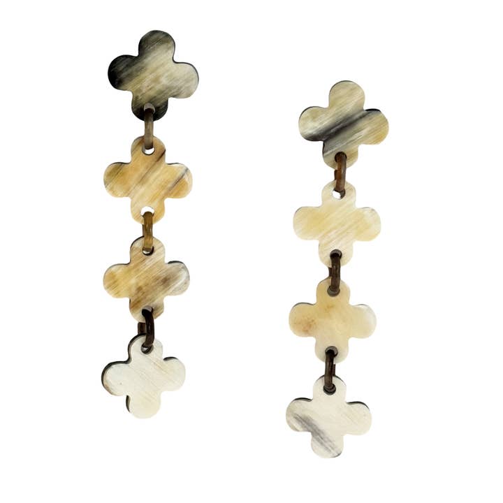 OSE12 Mixed color horn long drops on post for wholesale by VIVO