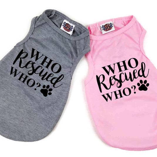 Chemise pour chien | Who Rescued Who pour la vente par House of FurBaby