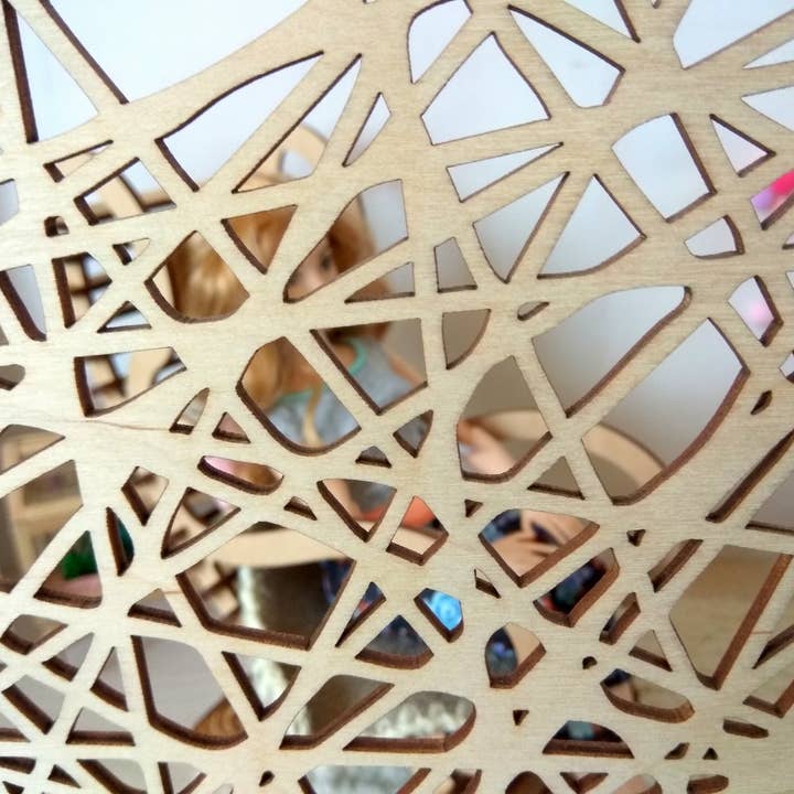 Miniature room divider, dressing screen partition for doll for wholesale by Lenasminiland