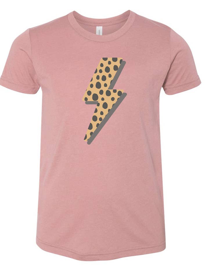 Cheetah Bolt | Tee | Kids for wholesale by Sister Shirts
