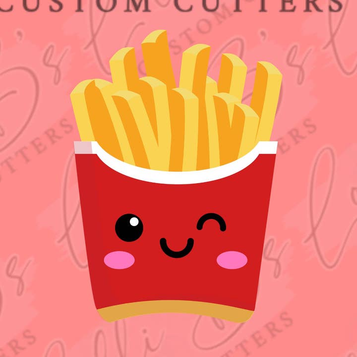 Découpoir à biscuits French Fries 01 pour la vente par Lolli B Custom Cutters