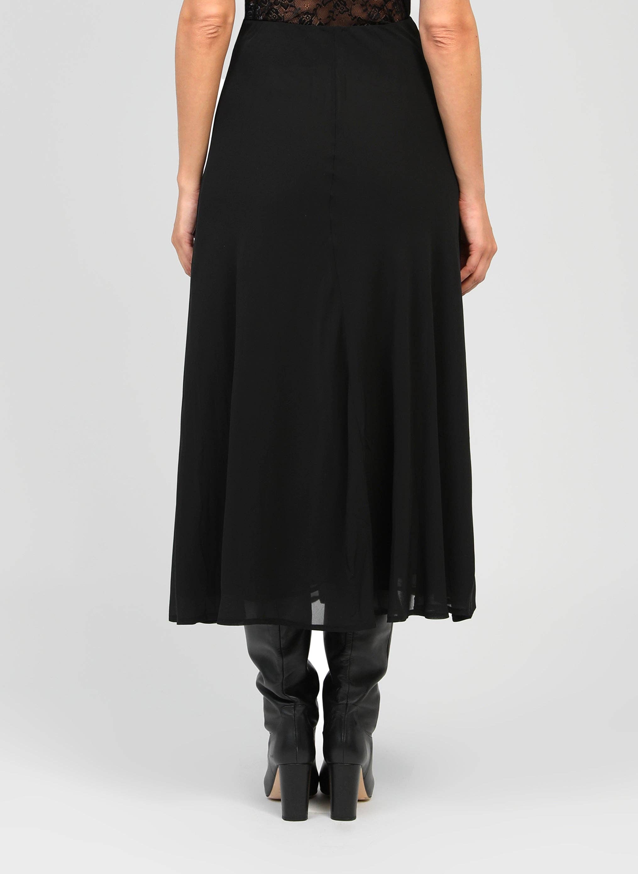 An'ge - Wholesale Skirt - Women's - LONG SKIRT JELEME black3