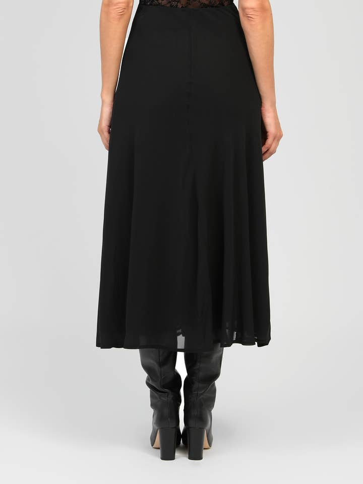 An'ge - Wholesale Skirt - Women's - LONG SKIRT JELEME black3