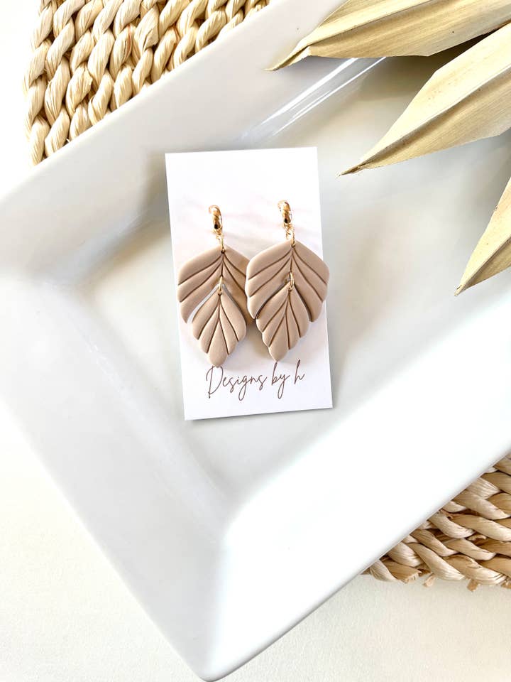 Penelope | Handmade Polymer Clay Dangle Earrings for wholesale by MN Clay Co