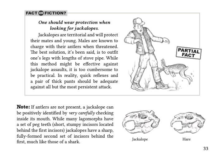 Farcountry Press - Wholesale Nature & Outdoors - Field Guide to the North American Jackalope Expanded Edition3