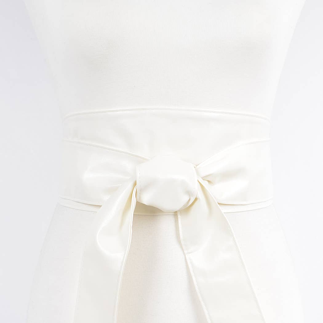 3AM BY H&D ACCESSORIES - Wholesale Belt - Women's - Faux Leather Tie Up Belt.6