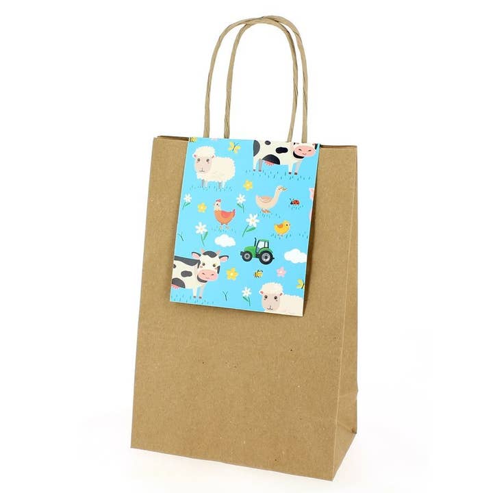 6 Farm Animal Gift Bags for wholesale by Annikids