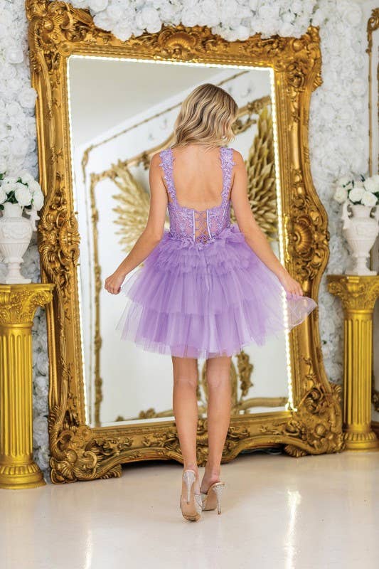 Dancing Queen Dress - Wholesale Dress - Women's - Playful Mini Homecoming Dress5