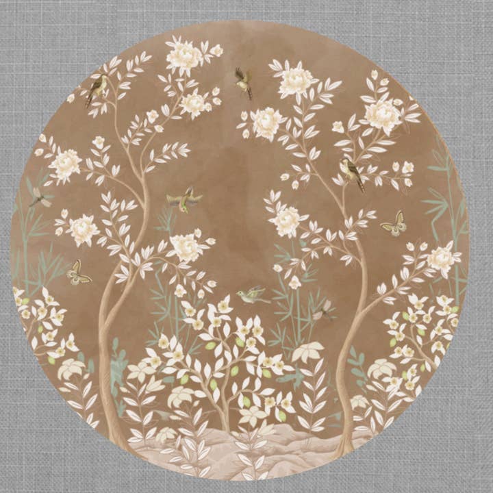 Altoonastore - Wholesale Disposable Placemat - Neutral Forest Round Die Cut Placemat Fall - Thanksgiving