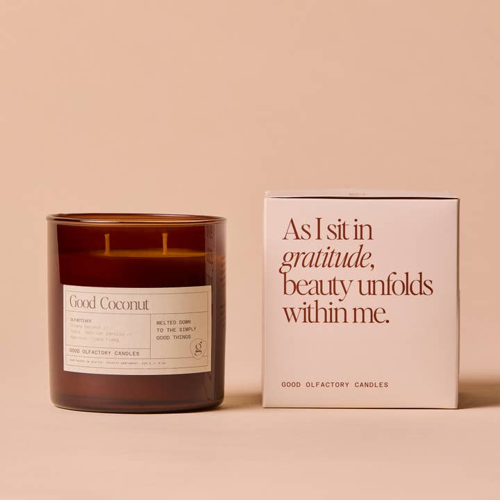 Bonne bougie à la noix de coco pour la vente par Good Olfactory Candles