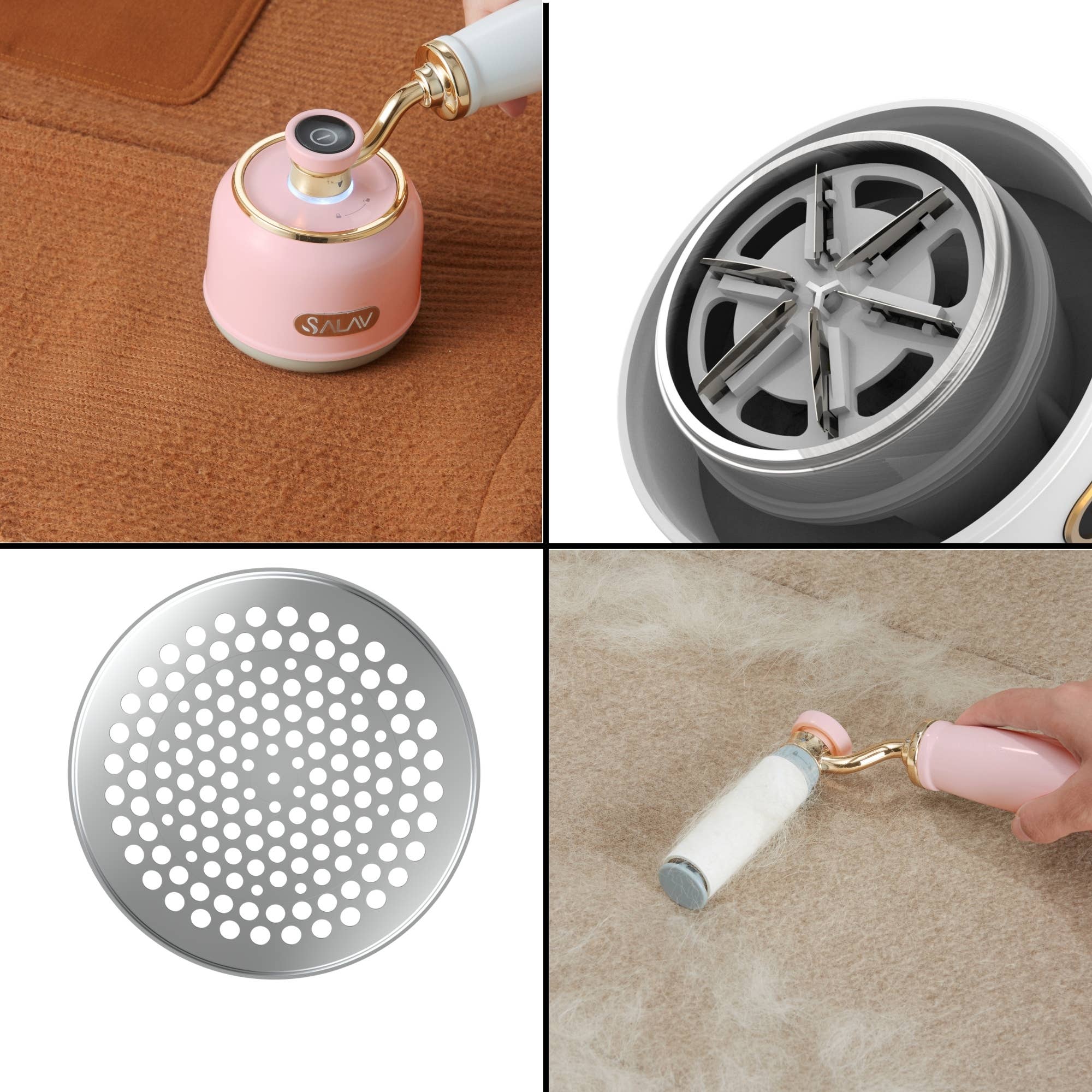 Salav-True & Tidy - Wholesale Lint Roller - Retro Edition Rechargeable Fabric Shaver and Lint Roller42