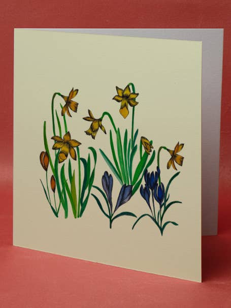 Påskliljor i gräddkort för wholesale av Shaku