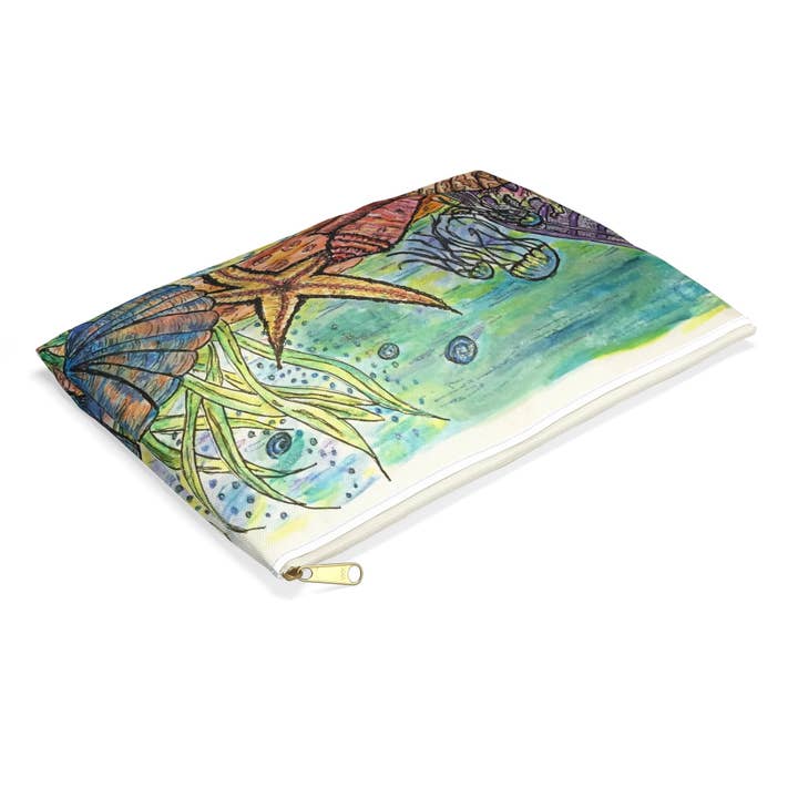 Under Water Fun Travel Pouch for wholesale by See Joy Creative