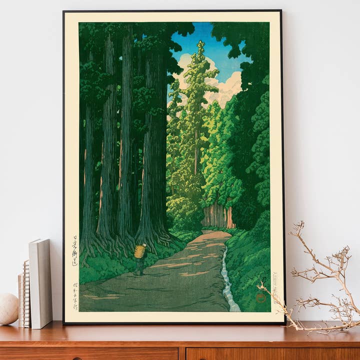 Ink & Drop - Wholesale Art Print - Road to Nikko by Kawase Hasui Print