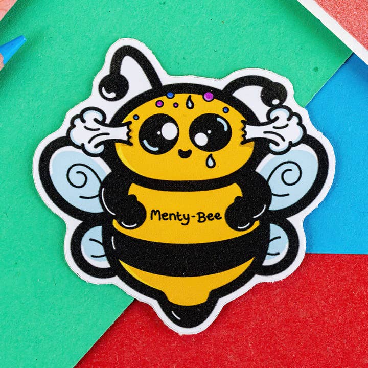 Menty-Bee Sticker - Nervenzusammenbruch für den Großhandel von Innabox Ltd