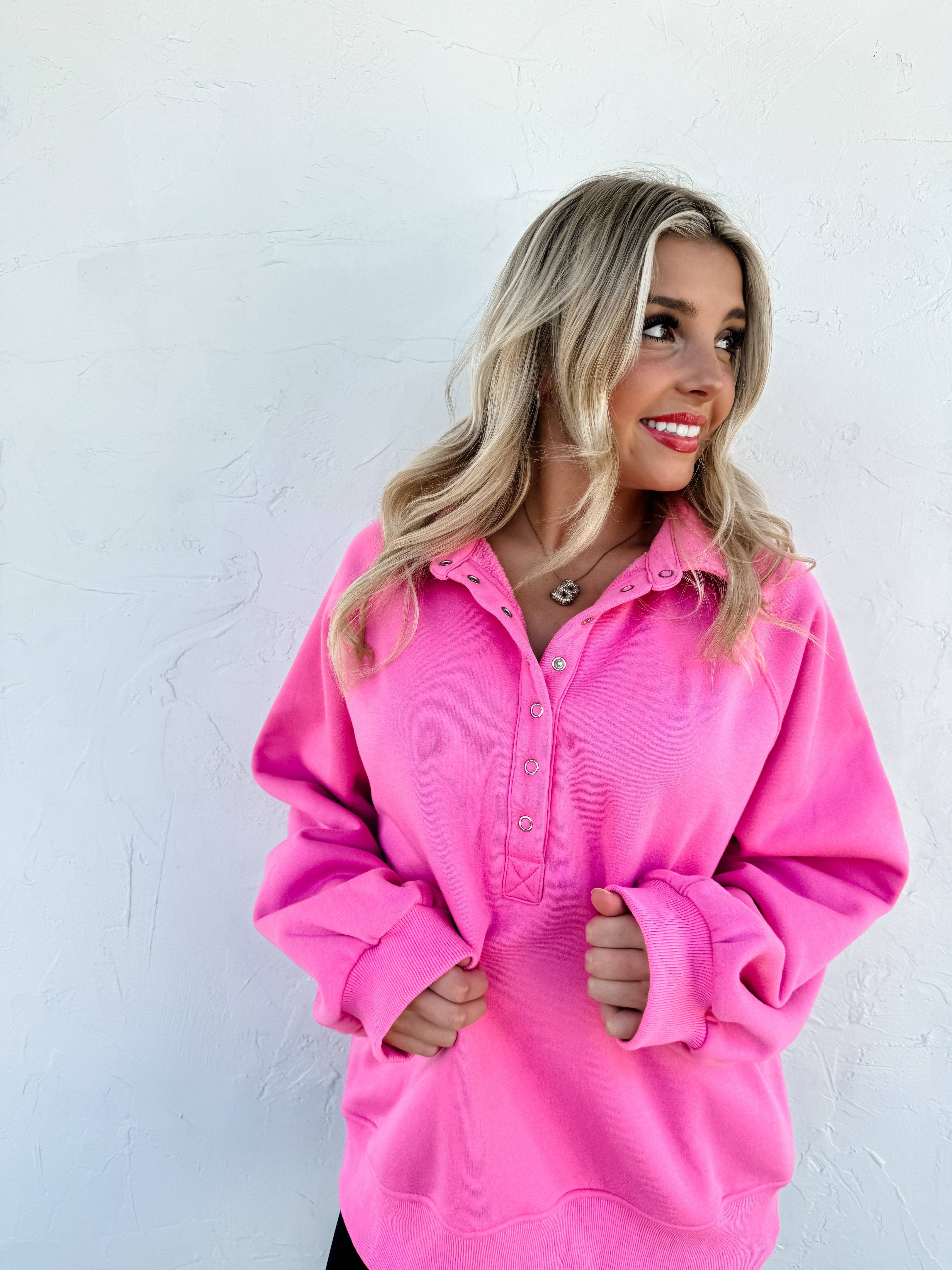 BLAKELEY - Wholesale Sweatshirt - Women's - LAID BACK SNAP BUTTON PULLOVER5