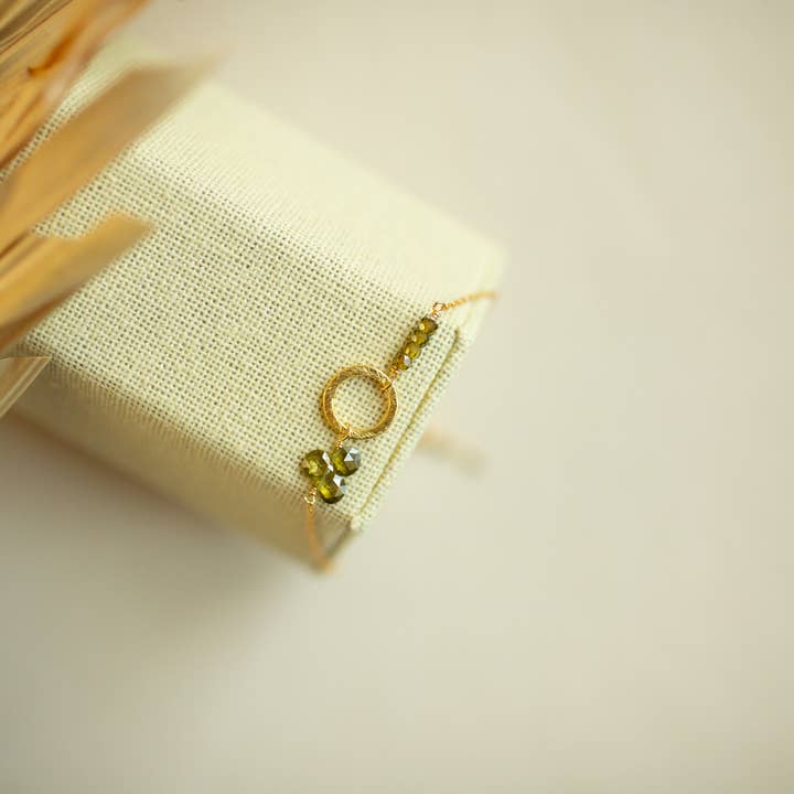 Peridot Solara Bracelet for wholesale by Parken Jewelry