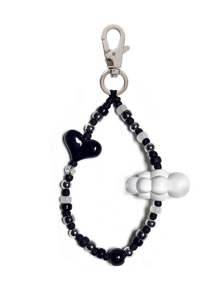 CWMM8690_PENDENTIF CŒUR TISSÉ POLYVALENT AVEC PERLES pour la vente par NINEXIS