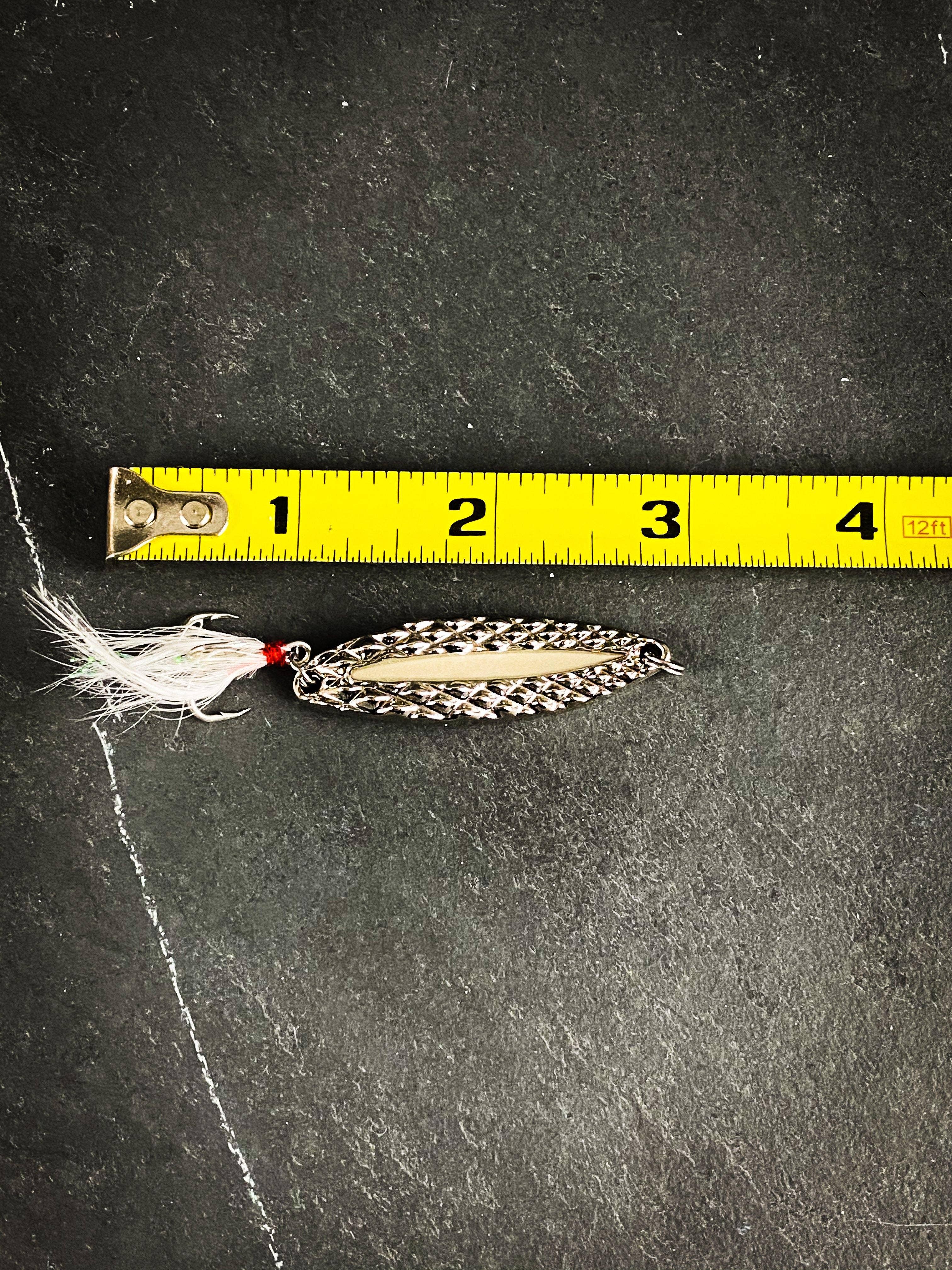 Outdoor Junction – Engroshandel Sportsudstyr – Lysende Metal Spinner Spoon med fjer diskant kroge7