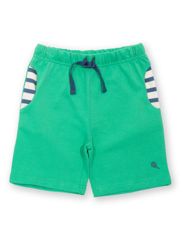 Corfe Shorts Green for wholesale by Kite Clothing
