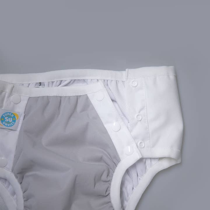 Super Undies - Venta al por mayor Ropa interior/cubrepañales - Bebé - Ropa interior impermeable para necesidades especiales con broches - Lotus