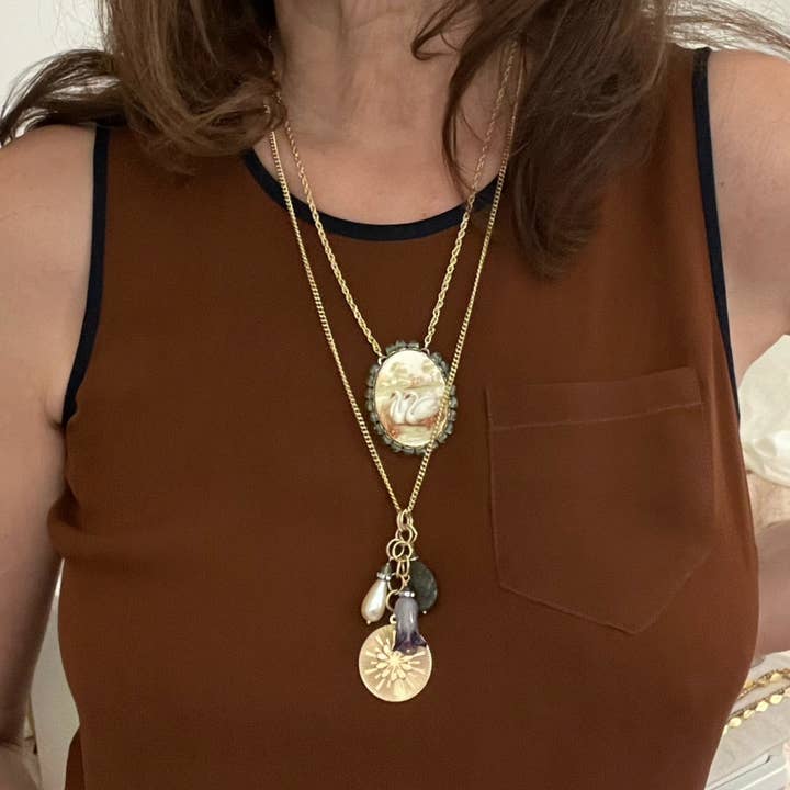 Sandrine France Studio - Wholesale Pendant/Charm Necklace - Elowen Necklace