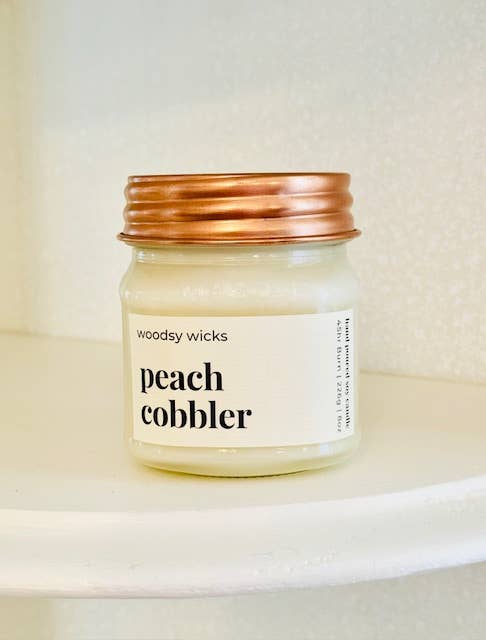 Woodsy Wicks – wholesale Jar/filled candle – Farmhouse Candles - Copper - 100% Soy Wax Wood Wick -Rustic4