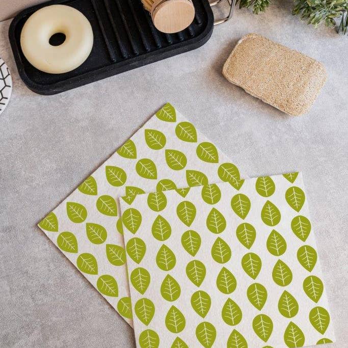 Sustainable viscose cleaning cloth set of 2 for wholesale by NUTS Innovations