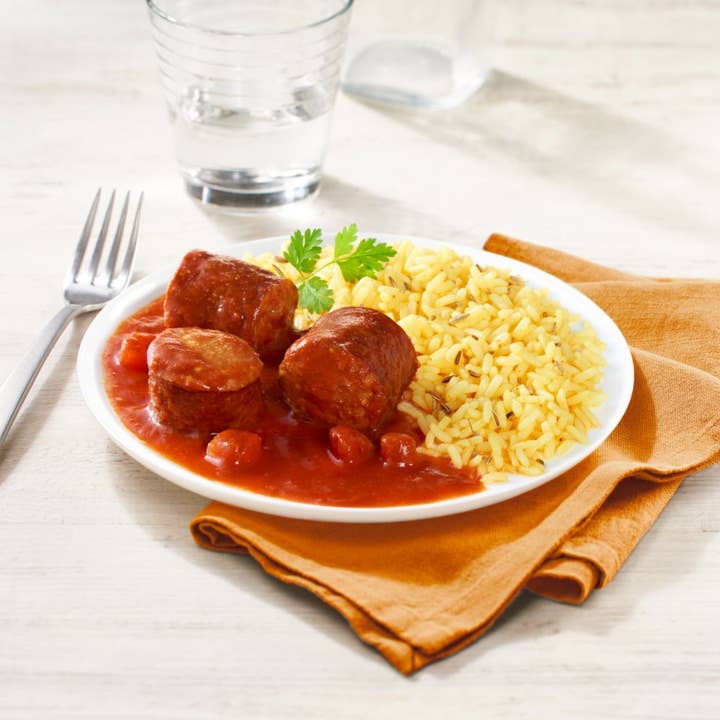 Paul & Louise - Wholesale Rice - Rougail sausages and rice (300 g)1