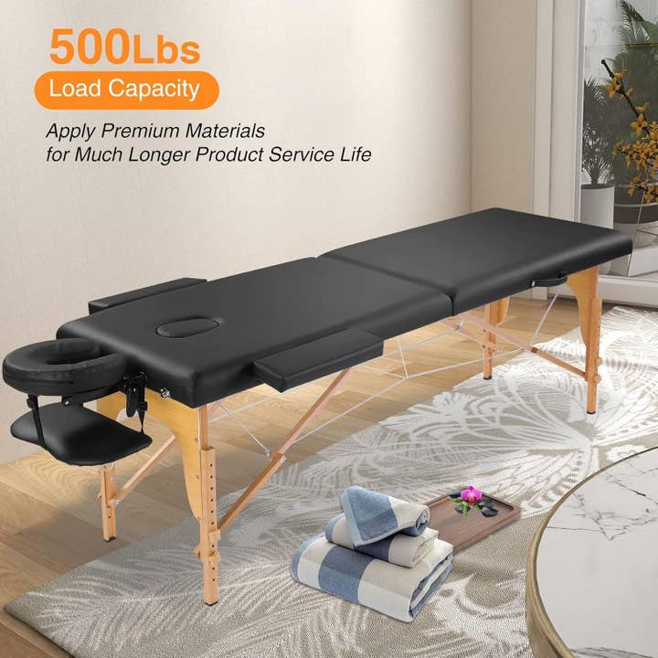Heynemo - Wholesale Body Massager - Professional Massage Table Bed Portable 500 LBS Load
