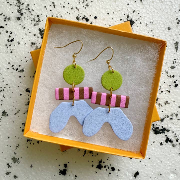 Lemon Lee Studio - Wholesale Dangle Earrings - Margot Wiggle Earrings2