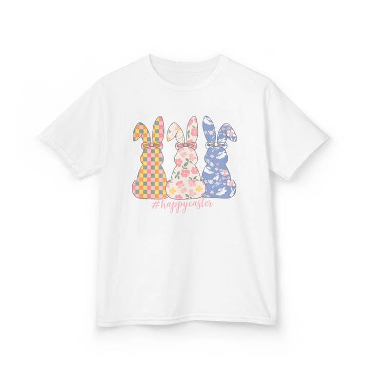 M2B Designs - Wholesale Screen Printed T-Shirt - Kids - Happy Easter Bunny Youth Tee5