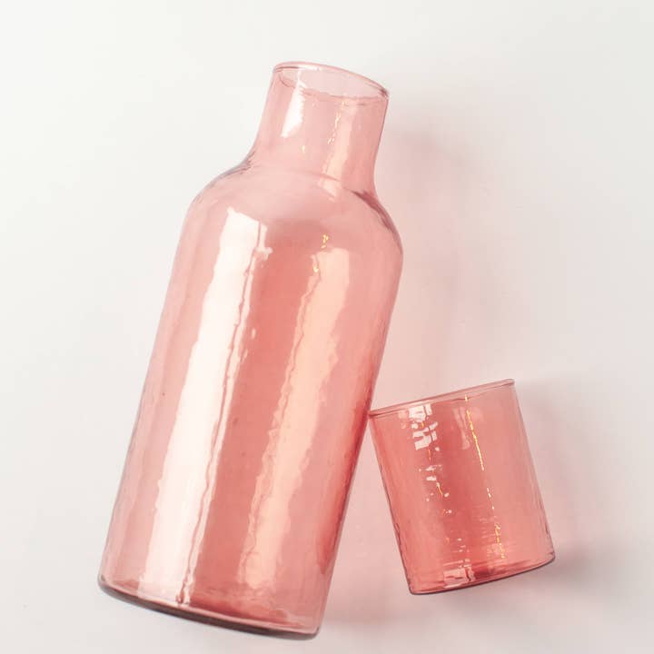 Creative Women Australia – Engroshandel Karaffel – Håndblæst karafler i hamret glas1