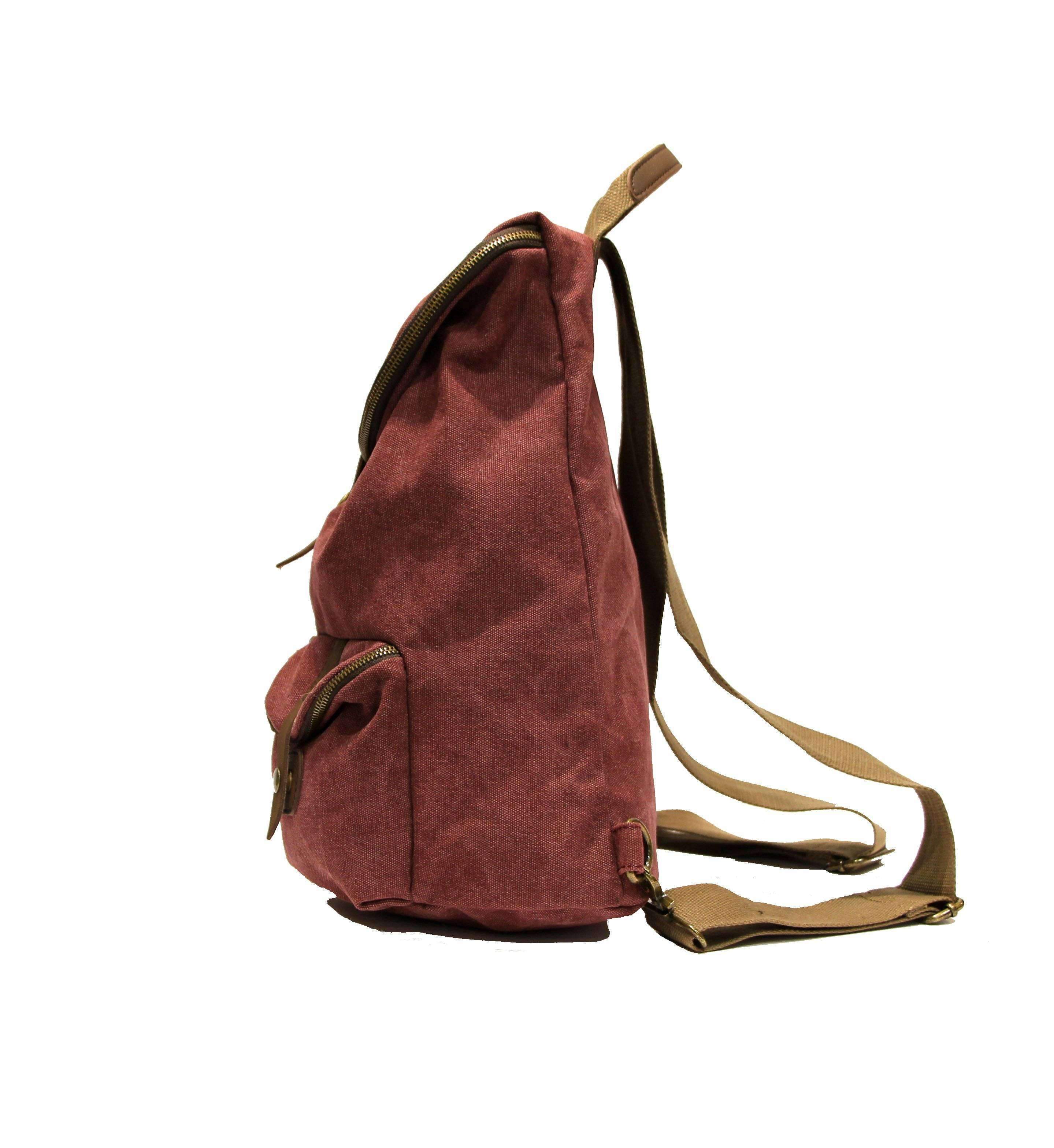 ZEDE PARIS - Wholesale Backpack - Women's - SAINT-PAUL - Canvas and leather backpack59