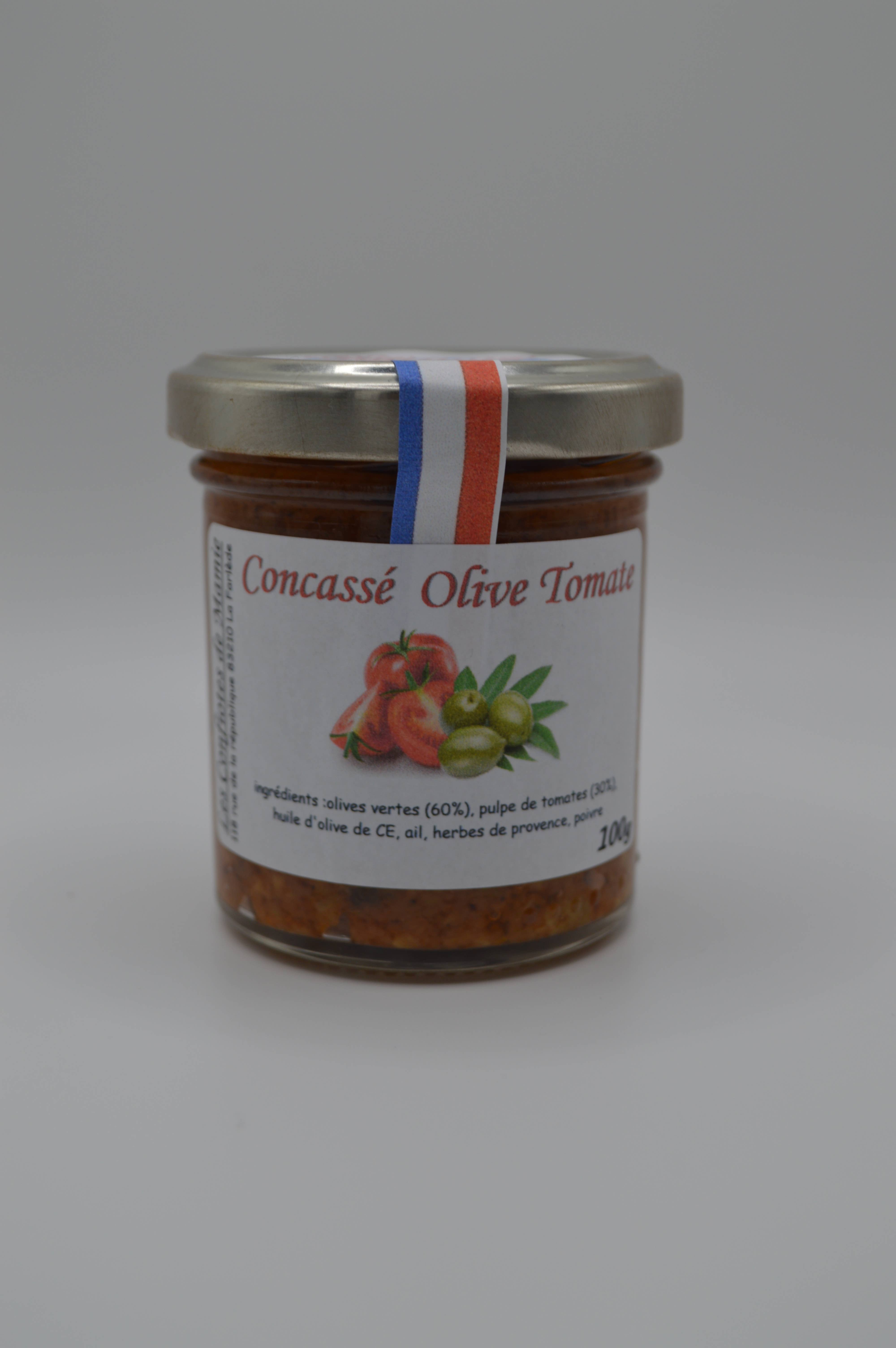 Les confiotes de mamie – Tapenade por atacado – Tapenade de azeitonas verdes esmagadas com tomate1