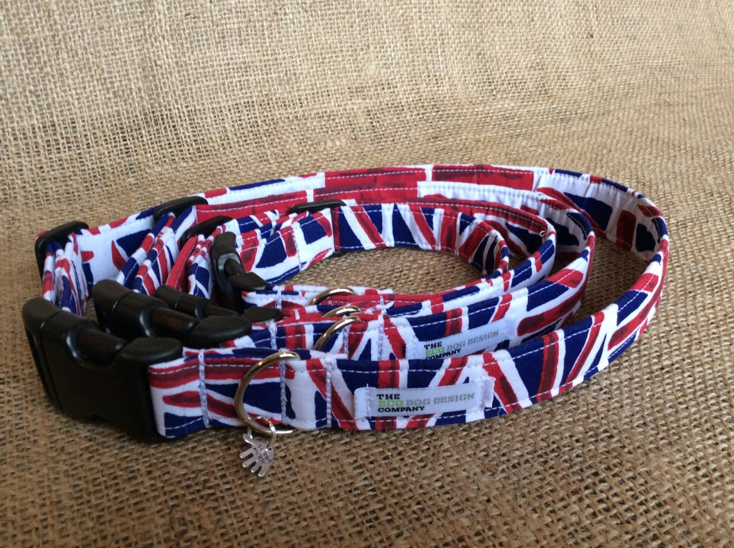 EcoDogDesigns – wholesale Pet collar – Dog – Union Jack Dog Collar4